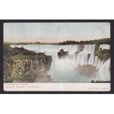 MISIONES CATARATAS DEL IGUAZU ANTIGUA TARJETA POSTAL 1907